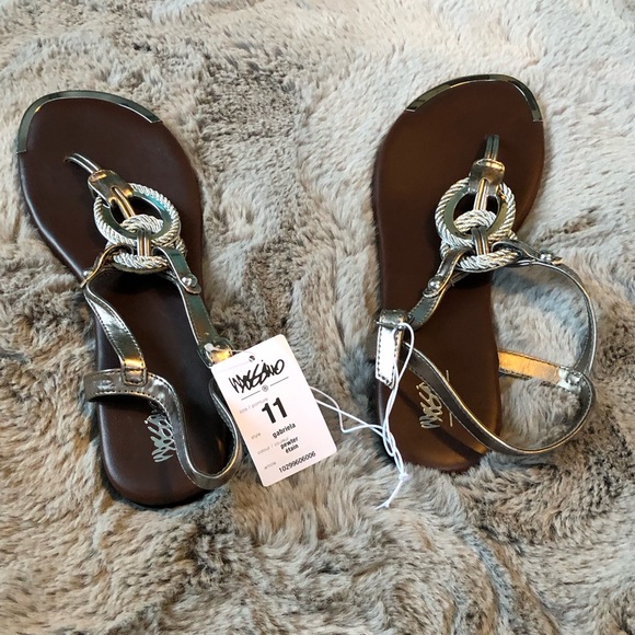 Dark silver sandals with rope detail - Picture 10 of 11